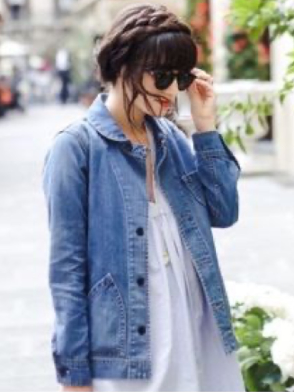 Madewell Jacket Joshua Tree Denim Light Wash Jacket Peter Pan Collar XS